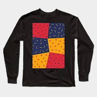 Abstract Shapes Colorful Long Sleeve T-Shirt